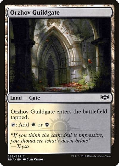 Orzhov Guildgate 253 Ravnica Allegiance Magic card