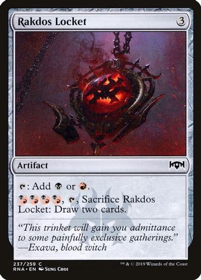 Rakdos Locket Ravnica Allegiance Magic card