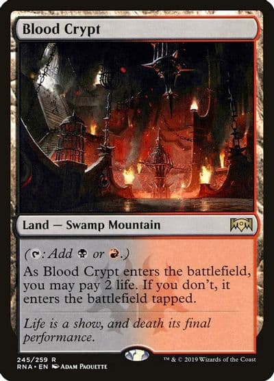 Blood Crypt Ravnica Allegiance Magic card