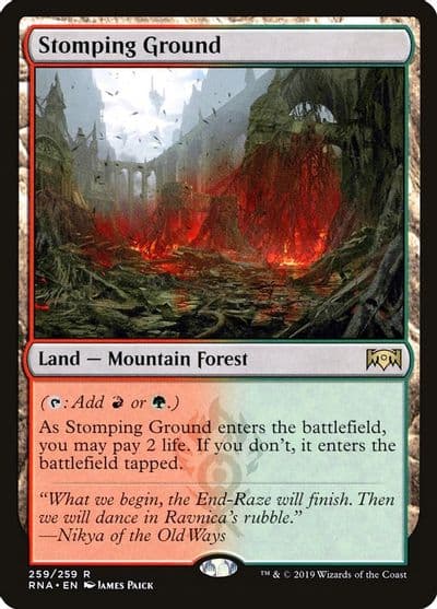 Stomping Ground Ravnica Allegiance Magic card