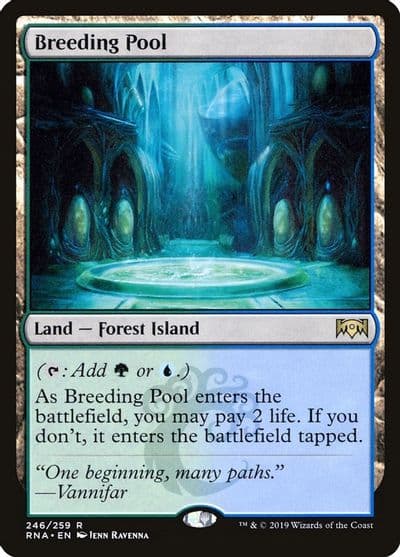 Breeding Pool Ravnica Allegiance Magic card