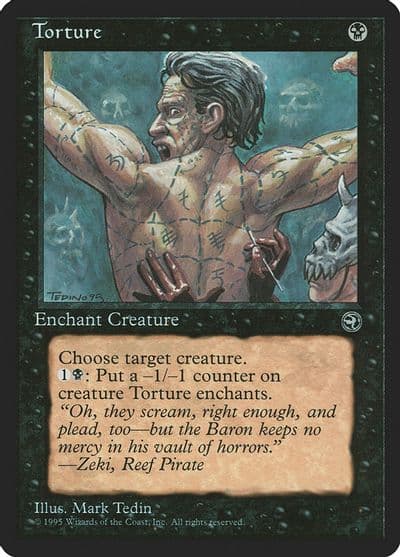 Torture Version 2 Homelands Magic card