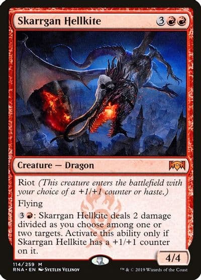 Skarrgan Hellkite Ravnica Allegiance Magic card