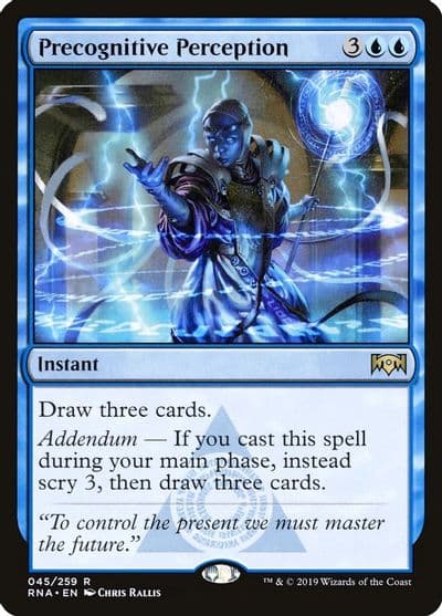 Precognitive Perception Ravnica Allegiance Magic card