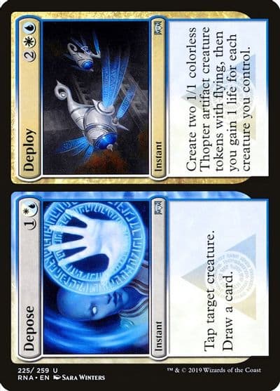 Depose Deploy Ravnica Allegiance Magic card