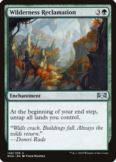 Wilderness Reclamation Ravnica Allegiance Magic card