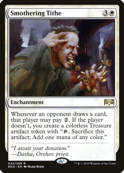 Smothering Tithe Ravnica Allegiance Magic card