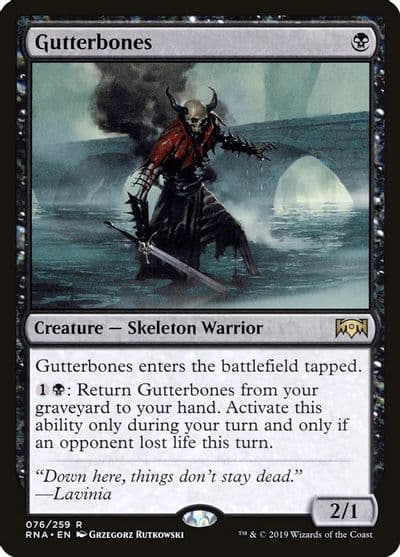 Gutterbones Ravnica Allegiance Magic card