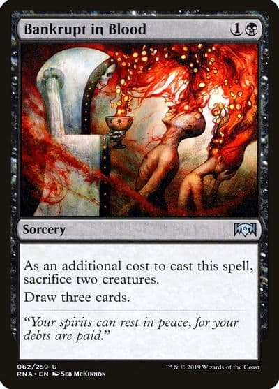 Bankrupt in Blood Ravnica Allegiance Magic card