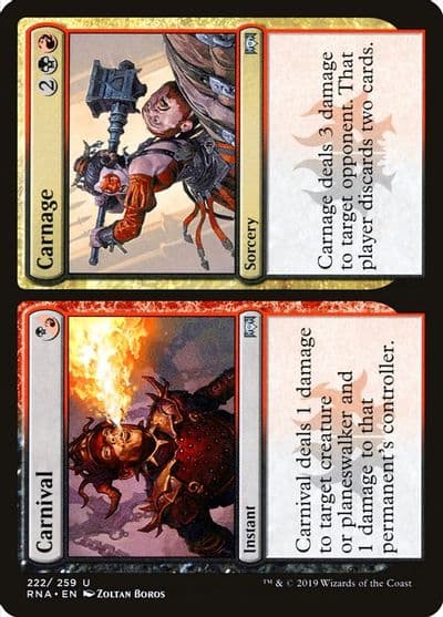Carnival Carnage Ravnica Allegiance Magic card
