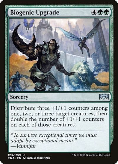 Biogenic Upgrade Ravnica Allegiance Magic card