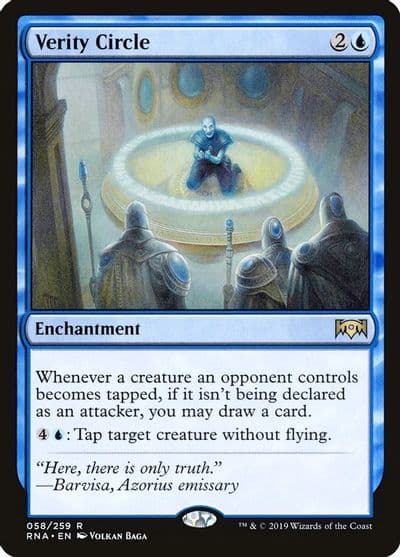 Verity Circle Ravnica Allegiance Magic card