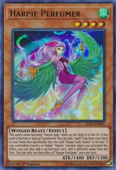 Harpie Perfumer Legendary Duelists: Sisters of the Rose Yu-Gi-Oh! card