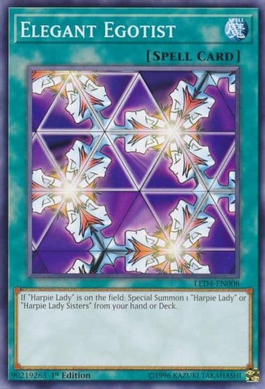Elegant Egotist Legendary Duelists: Sisters of the Rose Yu-Gi-Oh! card