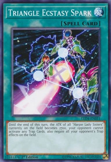 Triangle Ecstasy Spark Legendary Duelists: Sisters of the Rose Yu-Gi-Oh! card
