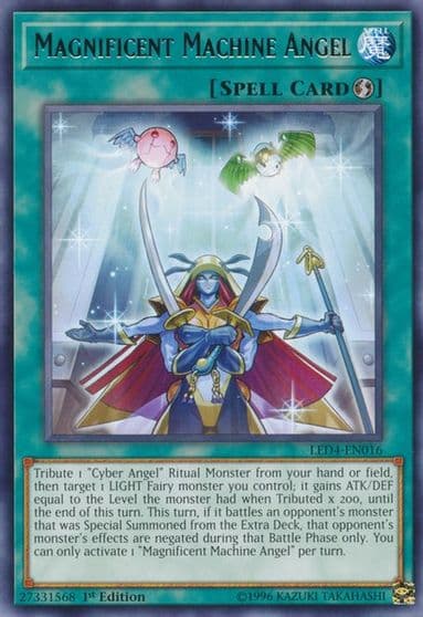 Magnificent Machine Angel Legendary Duelists: Sisters of the Rose Yu-Gi-Oh! card