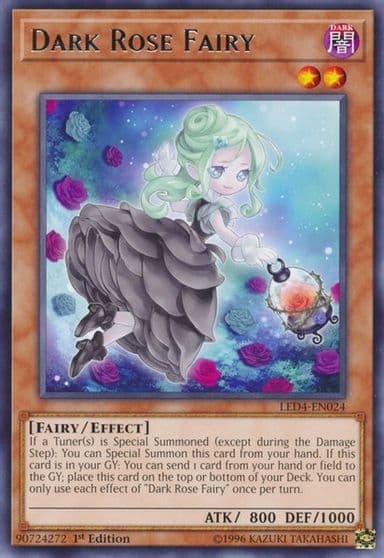 Dark Rose Fairy Legendary Duelists: Sisters of the Rose Yu-Gi-Oh! card