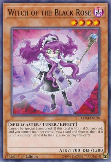Witch of the Black Rose Legendary Duelists: Sisters of the Rose Yu-Gi-Oh! card