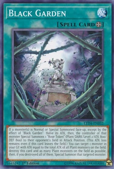Black Garden Legendary Duelists: Sisters of the Rose Yu-Gi-Oh! card