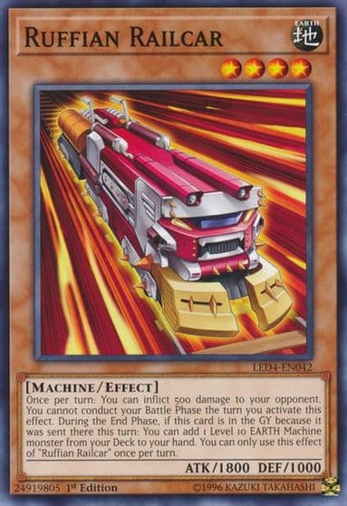 Ruffian Railcar Legendary Duelists: Sisters of the Rose Yu-Gi-Oh! card