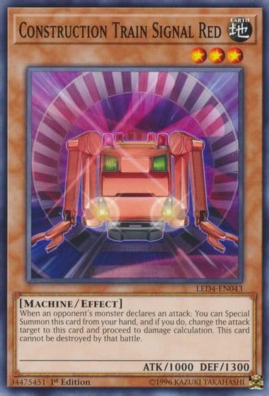 Construction Train Signal Red Legendary Duelists: Sisters of the Rose Yu-Gi-Oh! card