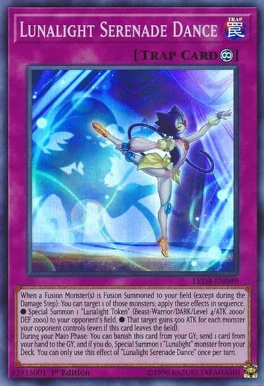 Lunalight Serenade Dance Legendary Duelists: Sisters of the Rose Yu-Gi-Oh! card