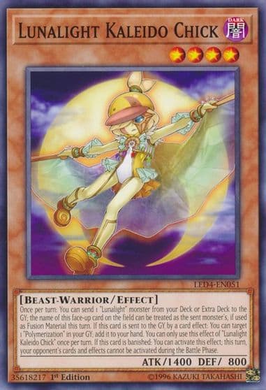Lunalight Kaleido Chick Legendary Duelists: Sisters of the Rose Yu-Gi-Oh! card