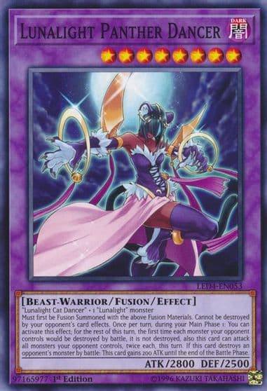 Lunalight Panther Dancer Legendary Duelists: Sisters of the Rose Yu-Gi-Oh! card