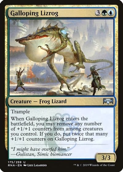 Galloping Lizrog Ravnica Allegiance Magic card