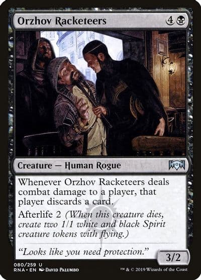 Orzhov Racketeers Ravnica Allegiance Magic card