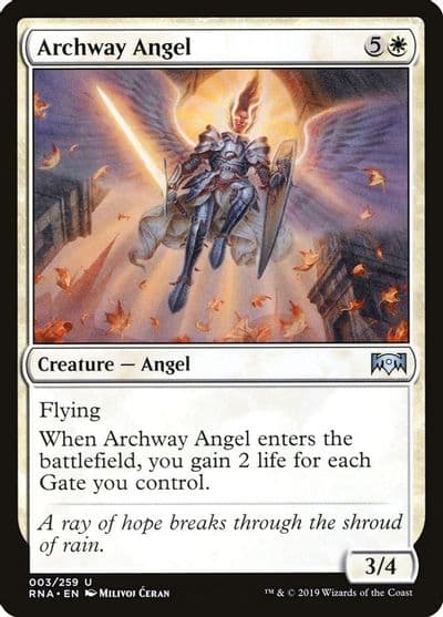 Archway Angel Ravnica Allegiance Magic card