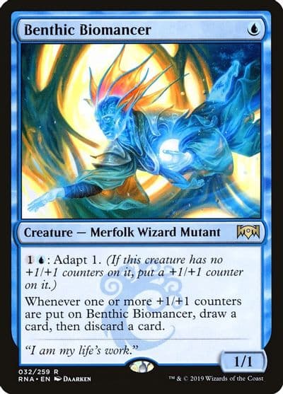 Benthic Biomancer Ravnica Allegiance Magic card