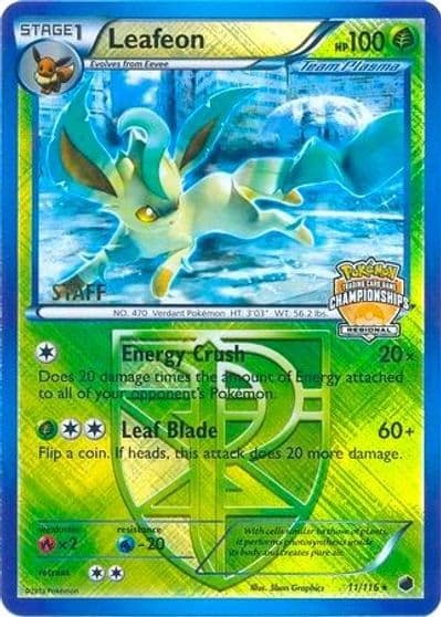 Leafeon (Regional Championships) [Staff] League & Championship Cards Pokemon card