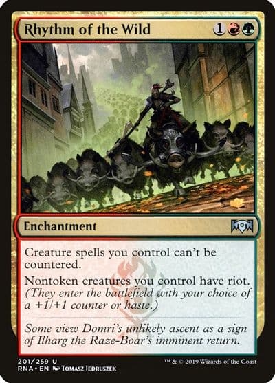 Rhythm of the Wild Ravnica Allegiance Magic card