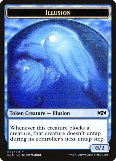 Illusion Token Ravnica Allegiance Magic card