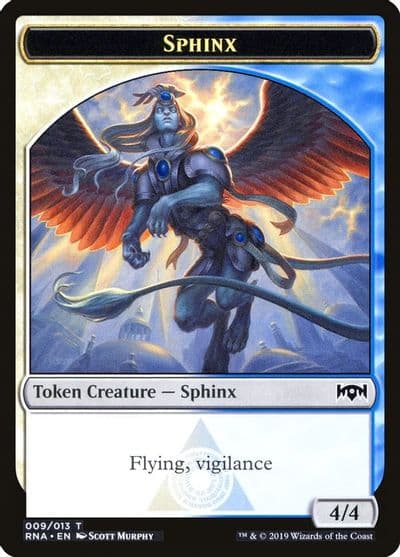 Sphinx Token Ravnica Allegiance Magic card