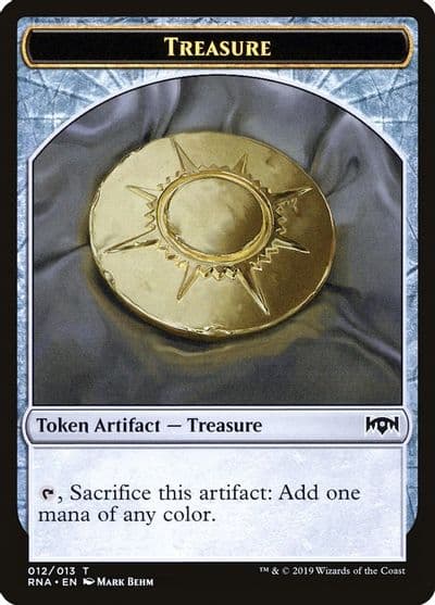 Treasure Token Ravnica Allegiance Magic card
