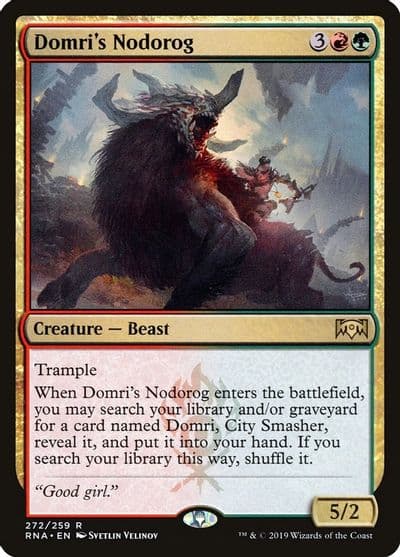 Domris Nodorog Ravnica Allegiance Magic card