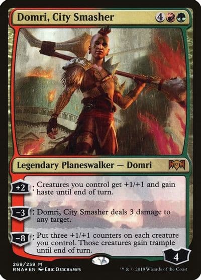 Domri City Smasher Ravnica Allegiance Magic card