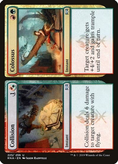 Collision Colossus Ravnica Allegiance Magic card