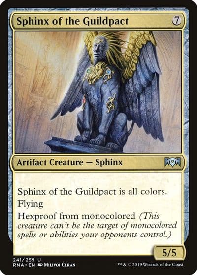 Sphinx of the Guildpact Ravnica Allegiance Magic card