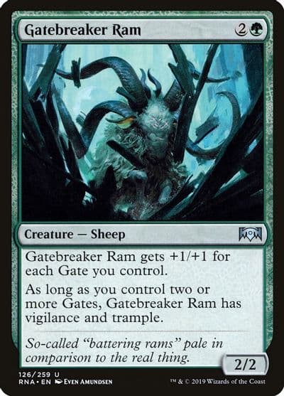 Gatebreaker Ram Ravnica Allegiance Magic card