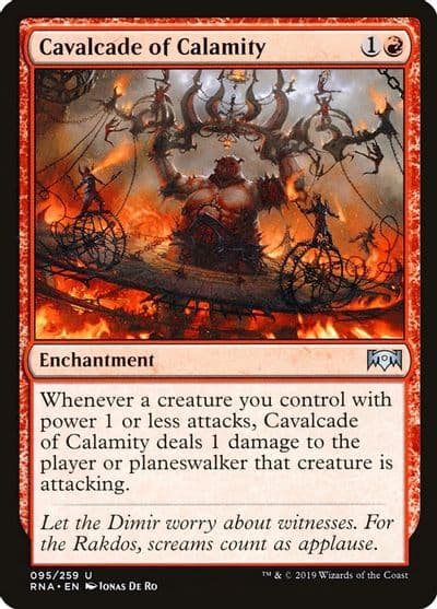 Cavalcade of Calamity Ravnica Allegiance Magic card