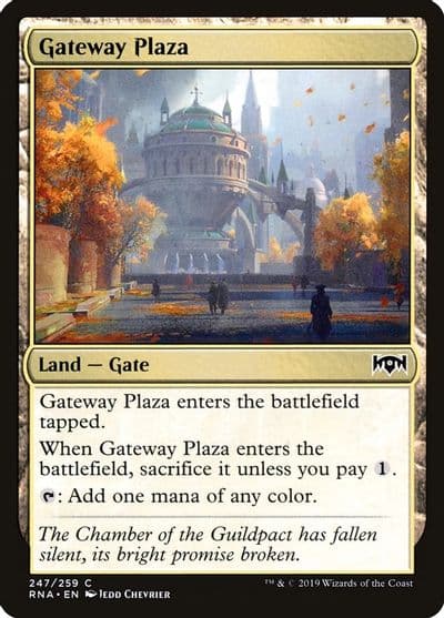 Gateway Plaza Ravnica Allegiance Magic card