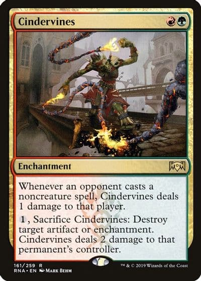 Cindervines Ravnica Allegiance Magic card