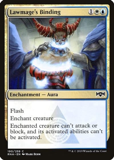 Lawmages Binding Ravnica Allegiance Magic card