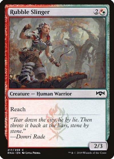 Rubble Slinger Ravnica Allegiance Magic card