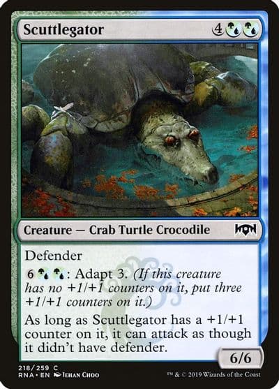 Scuttlegator Ravnica Allegiance Magic card