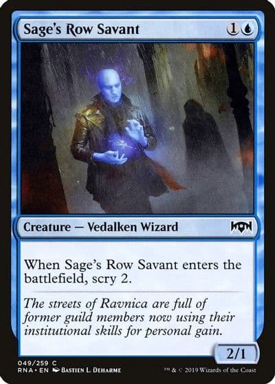 Sages Row Savant Ravnica Allegiance Magic card