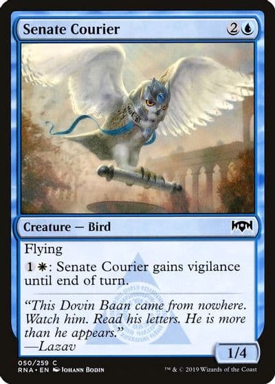 Senate Courier Ravnica Allegiance Magic card